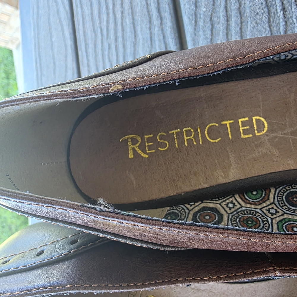 Elegant Brown Wedge Shoes - Picture 4 of 6